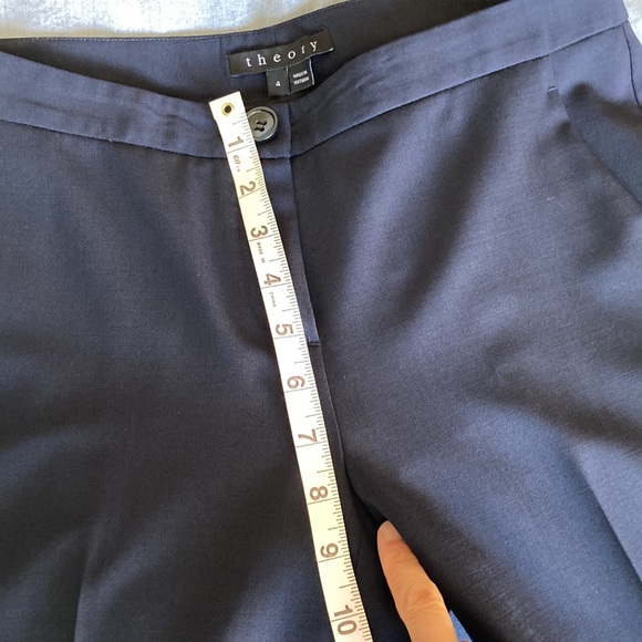 **SOLD** Theory dark blue wool trousers - Picture 7 of 7